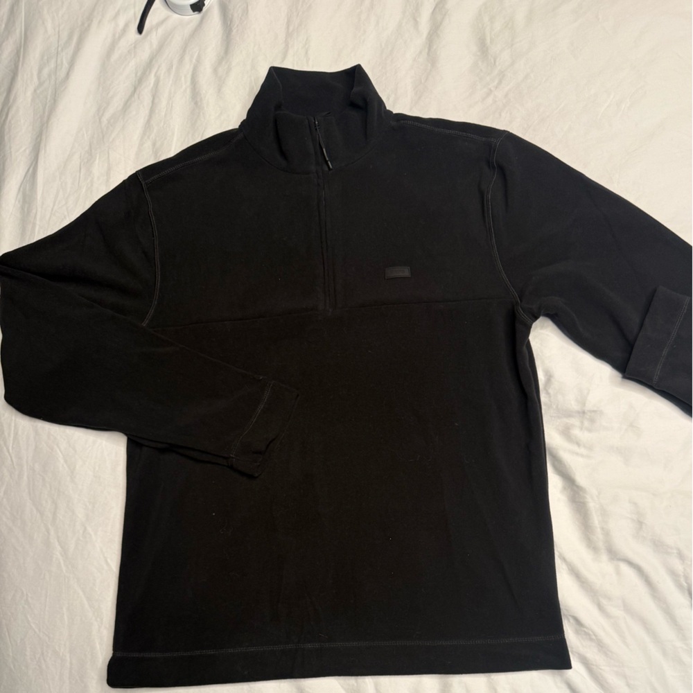 Rains Black women’s fleece quarter zip